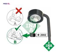 Aux Belt Tensioner fits BMW 530D E39 3.0D 98 to 04 Drive V-Ribbed INA Quality