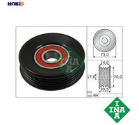 V-belt tensioner pulley 531 0853 10 INA for HONDA SUBARU ROVER