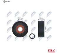 TENSIONER PULLEY VRIBBED BELT RNK-BM-008 FOR BMW 1/3/E9/E87/Convertible/E88/X