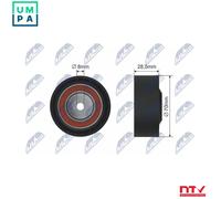 NTY RNK-BM-023 Tensioner pulley