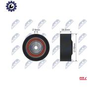 NTY RNK-BM-023 Tensioner pulley