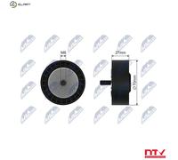 NTY RNK-BM-049 Tensioner pulley
