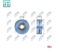 NTY RNK-BM-054 Tensioner pulley