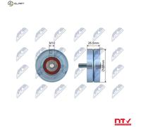 NTY RNK-CT-052 Tensioner pulley