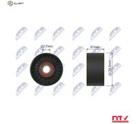 NTY RNK-FR-017 Tensioner pulley