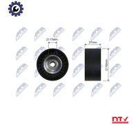 NTY RNK-HD-024 Tensioner pulley