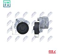 BELT TENSIONER PULLEY FOR MERCEDES-BENZ CLASS C 04- CLASS E 05-