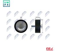 NTY RNK-ME-050 Tensioner pulley