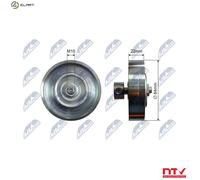 NTY RNK-NS-046 Tensioner pulley