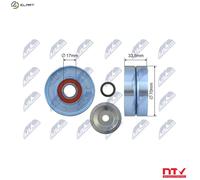 NTY Tensioner Pulley RNK-NS-052 - Idler for V-Ribbed V-Belt - Fits Infiniti Nissan V9X 3.0L 6cyl FX