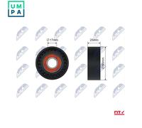NTY RNK-PE-008 Tensioner pulley