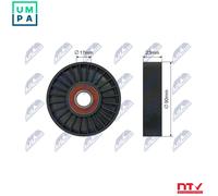 NTY RNK-SA-006 Tensioner pulley