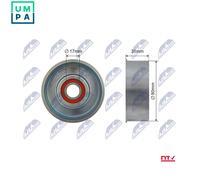 NTY RRK-NS-003 Tensioner pulley