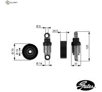 GATES T38242 Tensioner pulley