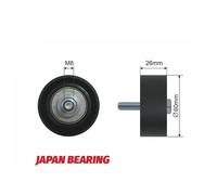 NTY RNK-CT-007 Deflection / guide pulley, V-ribbed belt