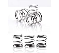 Tensioning springs-Compression Springs,10pcs 304 Stainless Pressure Short Compression Wire Diameter 0.8* Outside Diameter 13* Length 10-50 Firm(Length:0.8X13X25mm) (Size : 0.8X13X50mm)(0.8X13X45mm)