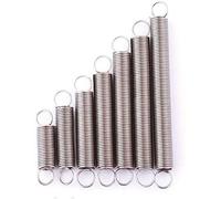 Tensioning springs-Compression Springs,Tension Springs,Compression Springs,1pc Tension 304 Stainless Steel 1mm Small Extension Dual Hook Wire Diameter 1.0mm OD 10mm Long Length 55/60/70/80/100mm Firm(