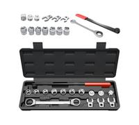 Tensioning Tool for V-Ribbed Belts, Car Maintenance Tools, Tool for Removing the Pulley, for Car Technicians, Car Owners, Fleet Maintenance, Repair Workshops, DIY Shops, Workshops, Trucks S