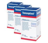 Tensoplast Elastic Adhesive Bandage, EAB Tape for Firm Compression, with Medium Support for Joints, 10 cm x 4.5 m, Cream, 1 Roll (Pack of 3)