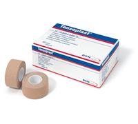 Tensoplast Elastic Adhesive Tape for Medium Support - Provides Compression and Stabilisation - Breathable Fabric - 2.5cm x 4.5m, Tan, 12 Rolls