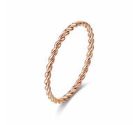 Tensor Rings Copper, Pure Copper Tensor Rings Twisted, Tensor Rings, Solid Copper Twisted Ring for Men and Women (Rose Gold,7)