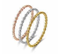 Tensor Rings Copper, Pure Copper Tensor Rings Twisted, Tensor Rings, Solid Copper Twisted Ring for Men and Women (All,7)