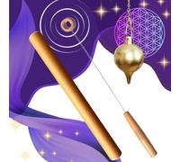 Tensor Tensor Biotensioner, Professional Eyebrower's Wand and Divinatory Pendulum - Radiesthesia Wand - Beech Wood - Lightweight and Sensitive