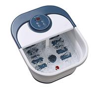 Tenswa Collapsible Foot Spa Bath Massager with Heat, Bubbles, Pedicure Foot Spa with 8 Rollers, Tub for Stress Relief, Soaker with Mini Acupressure Massage Points & Temperature Control