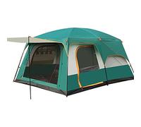 tent， 5-8 Person Large Family Camping Tents for Festival, Hiking with Living Room and Separate Rooms 4 Season Tents Big Family Shelter Tent(Green,320 * 220 * 195cm)