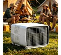 Tent Air Conditioner Portable AC - 2700 BTU Fast Cooling Compressor, 280W Low Power Consumption, 45dB Whisper-Quiet Sleep Mode, 3-in-1 Mini Air Conditioning Unit for Camping