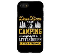 Tent Camping Drunk Alcohol Vintage Dear Liver This Camping Case for iPhone SE (2020) / 7/8