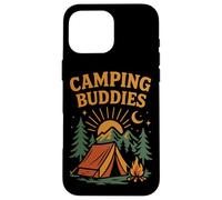 Tent Camping Friends Vintage Camping Buddies Case for iPhone 16 Pro Max
