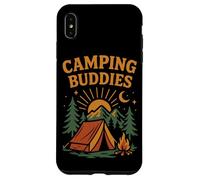 Tent Camping Friends Vintage Camping Buddies Case for iPhone XS Max
