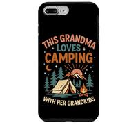 Tent Camping Grandma Vintage This Grandma Loves Camping With Case for iPhone 7 Plus/8 Plus