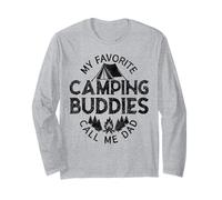 Tent Camping Husband Dad Father Family Vintage My Favorite Long Sleeve T-Shirt