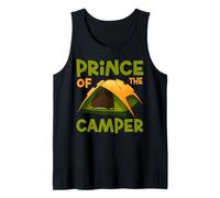 Tent Camping Son Prince of The Camper Tank Top