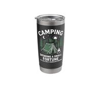 Tent Camping Vintage Camping Spending A Small Fortune to Stainless Steel Insulated Tumbler