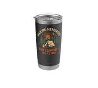 Tent Camping Vintage Making Memories One Campsite At A Time Stainless Steel Insulated Tumbler