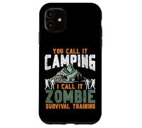Tent Camping Zombie Retro Vintage You Call It Camping I Call Case for iPhone 11