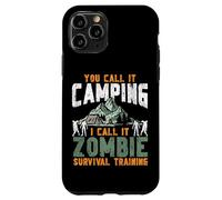 Tent Camping Zombie Retro Vintage You Call It Camping I Call Case for iPhone 11 Pro