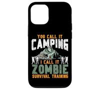 Tent Camping Zombie Retro Vintage You Call It Camping I Call Case for iPhone 12/12 Pro