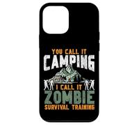 Tent Camping Zombie Retro Vintage You Call It Camping I Call Case for iPhone 12 mini