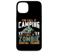 Tent Camping Zombie Retro Vintage You Call It Camping I Call Case for iPhone 13