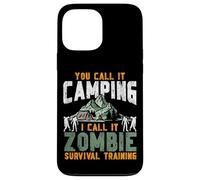 Tent Camping Zombie Retro Vintage You Call It Camping I Call Case for iPhone 13 Pro Max