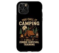 Tent Camping Zombie Vintage You Call It Camping I Call It Case for iPhone 11 Pro
