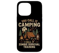 Tent Camping Zombie Vintage You Call It Camping I Call It Case for iPhone 14 Pro Max