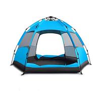 Tent Canopy Hex Hydraulic Instant Pop-up Tent Portable Waterproof Camping Outdoor Awning UV Protection For Family Garden/Camping/Fishing/Beach (Color : A)