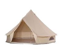 tent, Canvas Family Tent Bell Tents Yurt Zipped Removable Floor for camping Truck Car Camping, Luxury Cotton Tent, Breathable and Windproof, Teepee Tent for 2-14 Person Family Camping