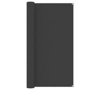 Tent Carpet Anthracite 250x200cm HDPE Outdoor Groundsheet with Eyelets Packable