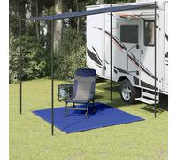 vidaXL Outdoor Tent Carpet - Durable HDPE Camping Tarp, UV Resistant, Cuttable - Beige 250x200 cm